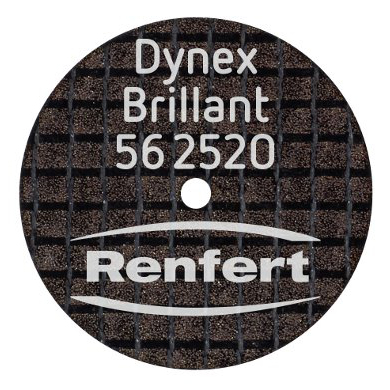Renfert Dynex Brillant 0,2 x 20 мм - алмазный армированный отрезной диск для керамики, циркония