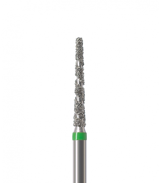 NTI Turbo 850-012TC-FG - алмазный бор для ТН, конус, круглый конец
