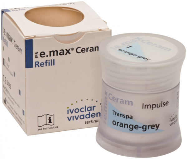 Ivoclar IPS e.max Ceram Impulse Transpa коричнево-серый - безметалловая керамика, импульсная транспа-масса (20 г)