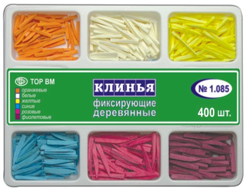 ТОР ВМ Клинья деревянные 6-ти типов (400 шт.)