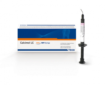 VOCO Calcimol LC - светоотверждаемая рентгеноконтрастная подкладочная паста (2 шпр. * 2 г)