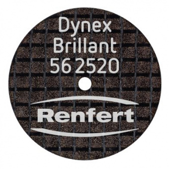 Renfert Dynex Brillant 0,2 x 20 мм - алмазный армированный отрезной диск для керамики, циркония (1 ш